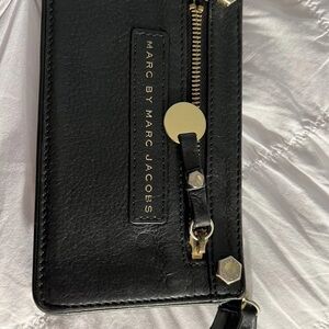 Marc by Marc Jacobs Black Leather Card Holder